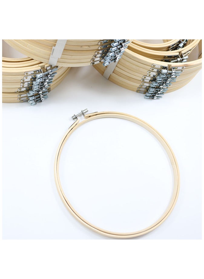 5 Pieces Embroidery Hoop Ring Set Circle Cross Stitch Hoop Ring  - Image 5