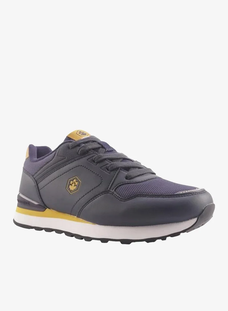 LUMBERJACK Men ATOS Panelled Lace-Up Sneakers