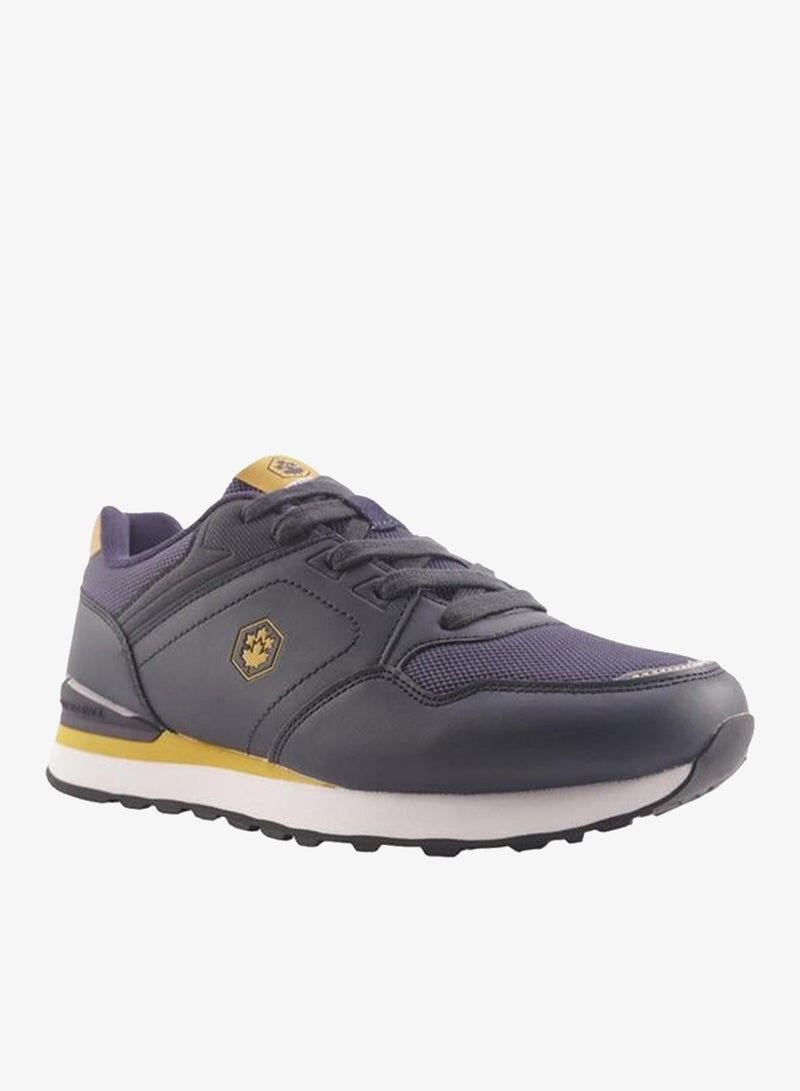 لامبرجاك حذاء رياضي رجالي  برباط ونقوش جلدية - Image 2