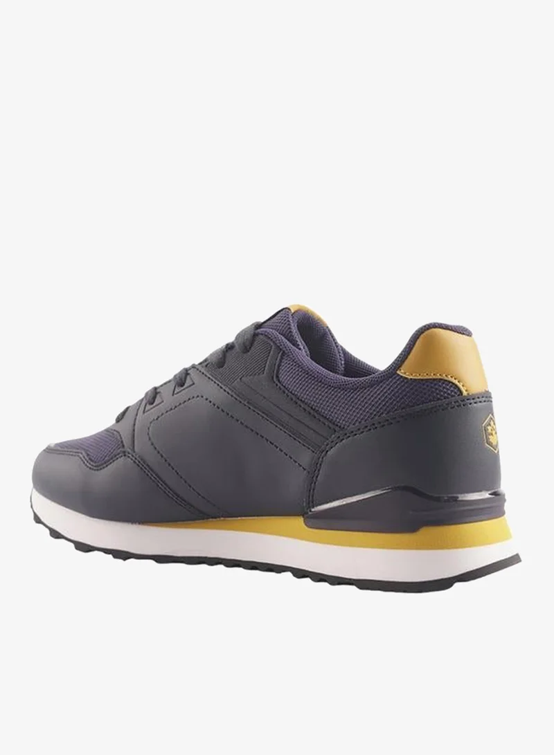 LUMBERJACK BLUE Men ATOS Panelled Lace-Up Sneakers for Men | Best Price UAE