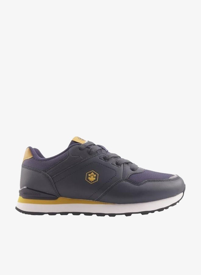 LUMBERJACK Men ATOS Panelled Lace-Up Sneakers - Image 1