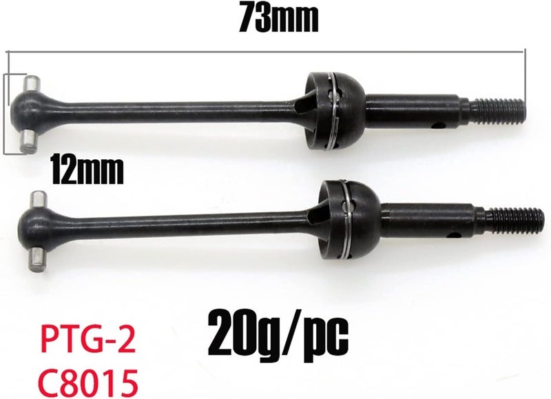 Wivplex Metal Upgrade Parts for 1/10 RC Rally Car - Image 2