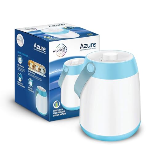 wipro LED Azure LED Rechargeable Lantern (White) - Image 1