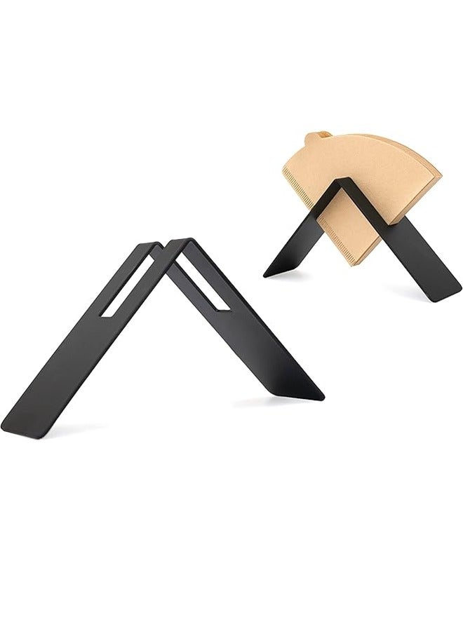 Coffee Paper Filter Holder v60 Storage Rack Reusable Metal Home Kitchen