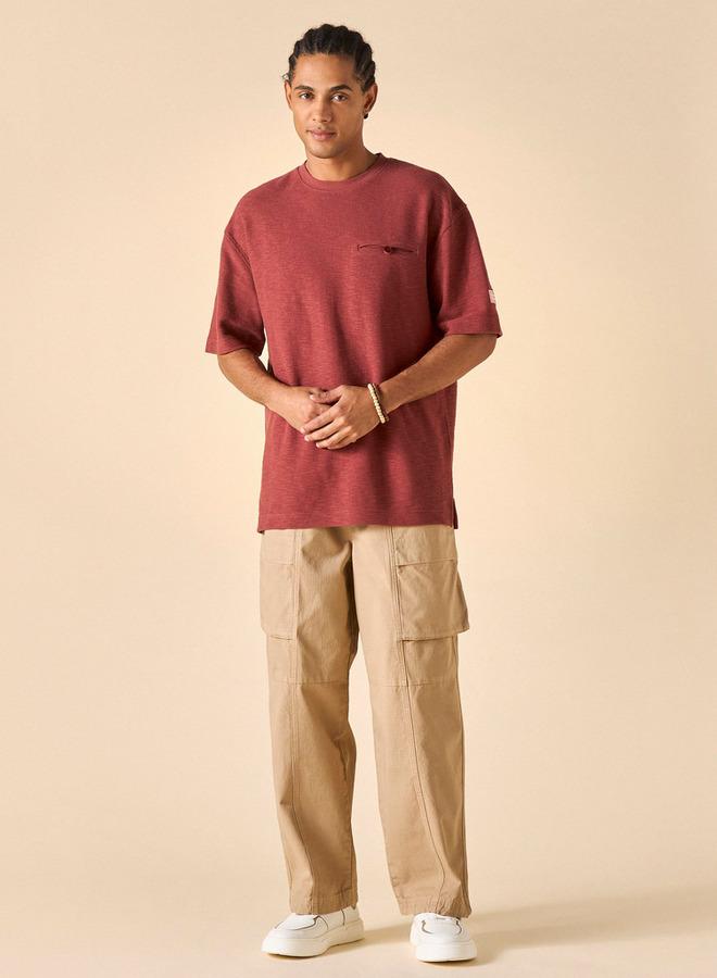 Lee Cooper Checked Flexi Waist Cargo Pants - Image 2