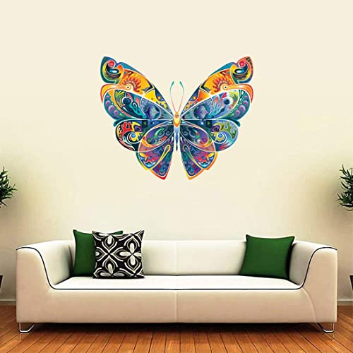 Akki Wold Colorful Butterfly Wall Sticker for Living Room/Bedroom/Office Size - 41 cm X 51 cm - Image 4