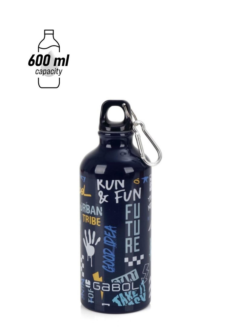 GABOL Gabol Sticker Kids Water Bottle for School, 500ml Kids water bottle stainless steel water bottle for kids, Double Wall Insulated Water Bottle - Image 1