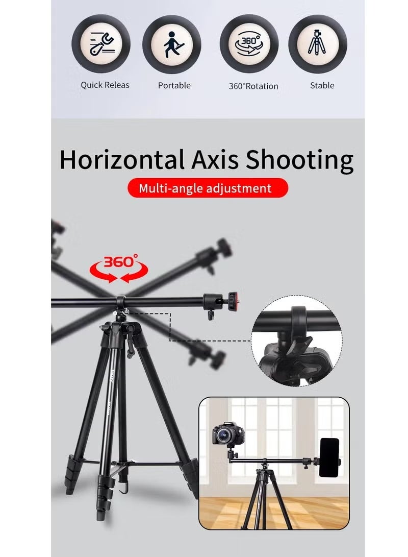 جيه ماري KP-2207 Overhead & Professional Vloging 2 in 1 Tripod - Image 4