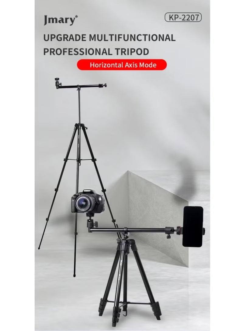جيه ماري KP-2207 Overhead & Professional Vloging 2 in 1 Tripod - Image 5