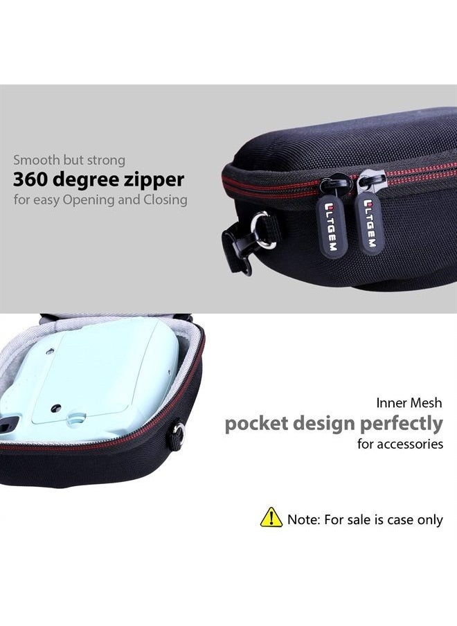 LTGEM - Instant Camera Case for Fuji Instax Mini 12/ Fuji Instax Mini 11 / Fuji Instax Mini 10 / Fuji Instax Mini 9 / Fuji Instax Mini 8 Instant Camera (Case one only ！) - Image 1