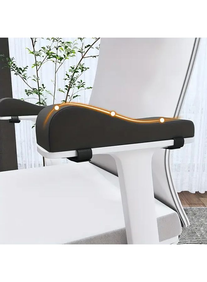 Ergonomic Office Chair Armrest Pads Black Adjustable Cushion Universal Fit - Image 5