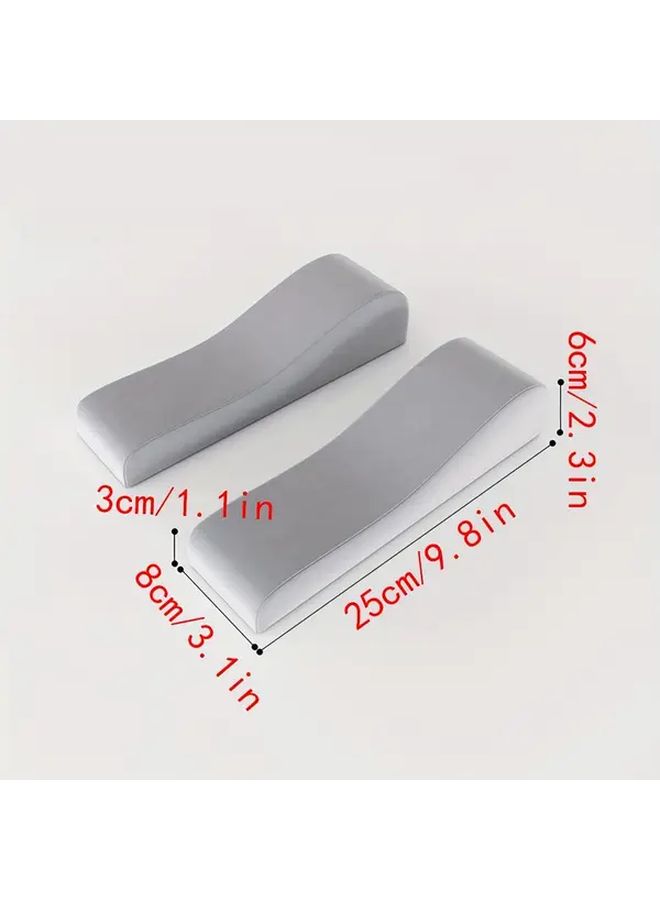 Ergonomic Office Chair Armrest Pads Black Adjustable Cushion Universal Fit - Image 3