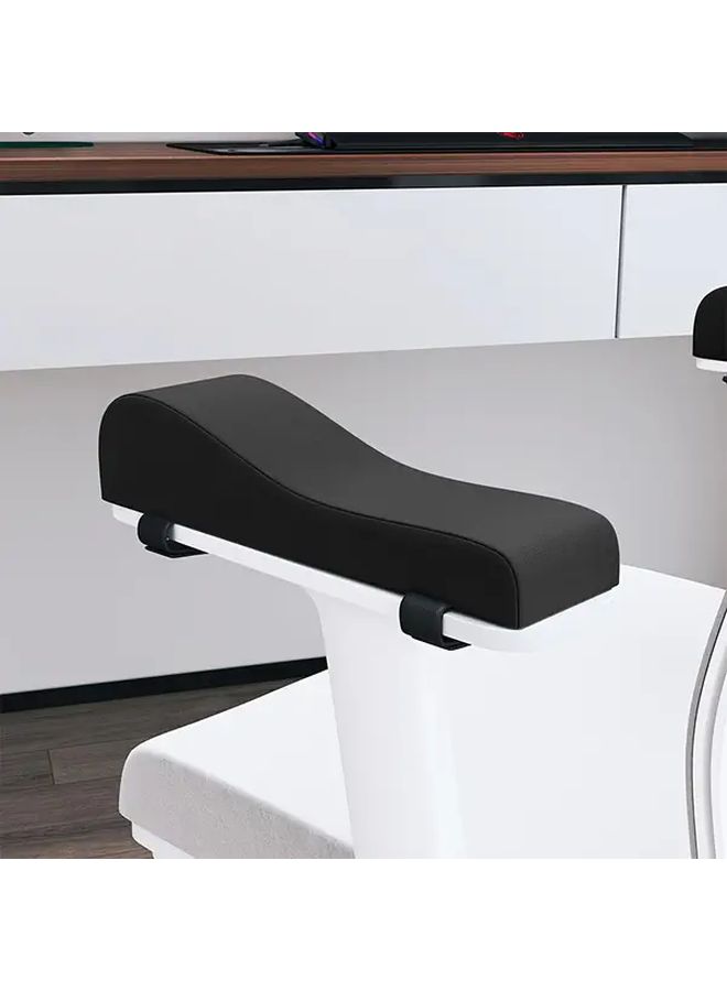 Ergonomic Office Chair Armrest Pads Black Adjustable Cushion Universal Fit - Image 1
