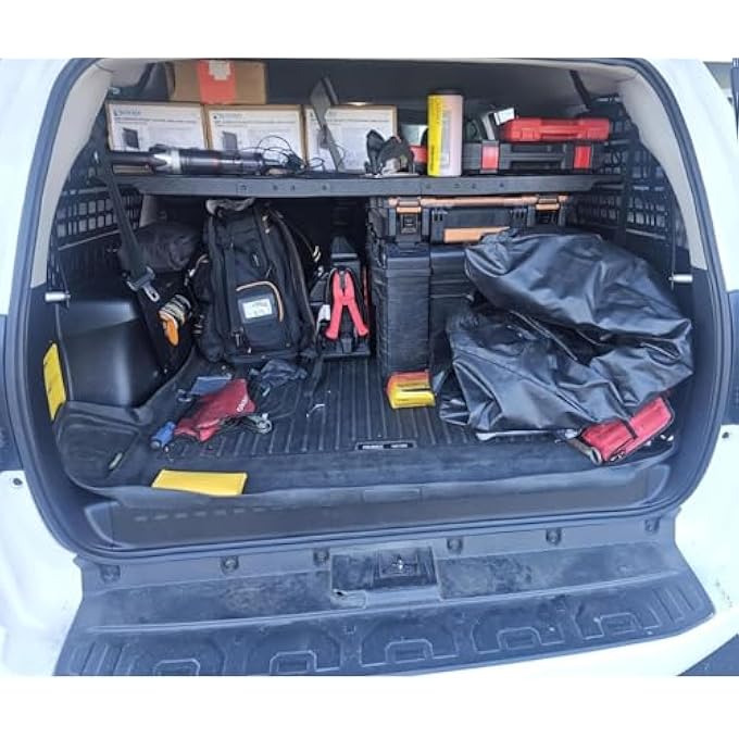 rayihni Molle Panel Interior Cargo Rack Compatible with 2010-2024 Toyota 4Runner 5th Gen,Modular Storage Panel System Trunk Accessories - Image 2