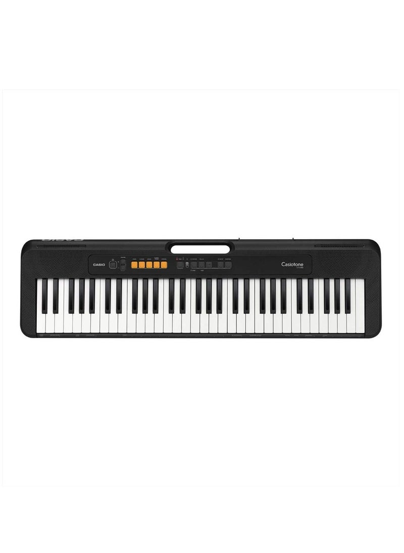 CASIO - Casio Keyboard CT-S100 +Adaptor Casiotone 61-Key Portable Keboard Black | CT-S100 - Image 1
