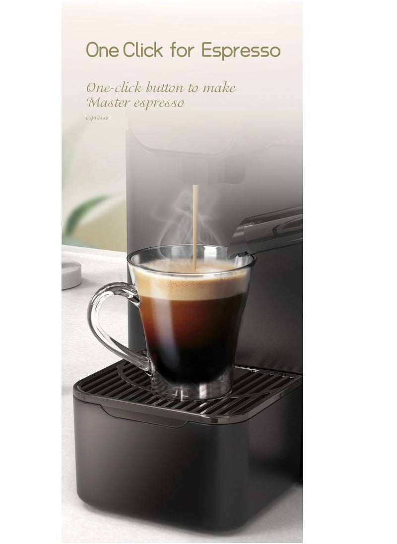 HiBREW HiBREW Nes Capsule Coffee Machine Automatic Frothed Milk Cappuccino and Latte Espresso Coffee Maker H15  - Image 2