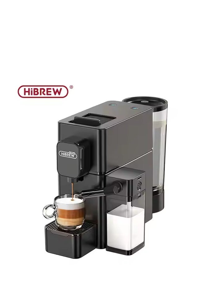 HiBREW HiBREW Nes Capsule Coffee Machine Automatic Frothed Milk Cappuccino and Latte Espresso Coffee Maker H15  - Image 1