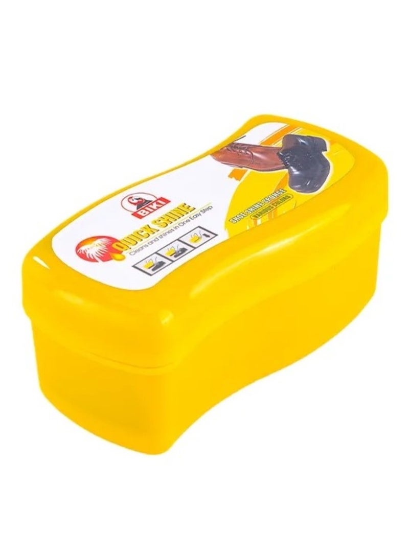 Biki Shoe Shine Sponge Clean And Shine In One Easy Step Various Color - Image 5