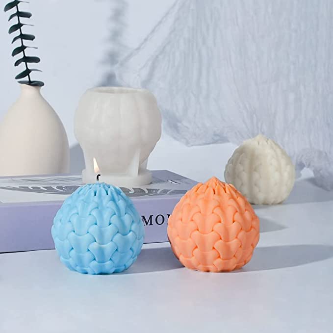MATIN IMPEX 3D Seed of Life Candle Silicone Molds for Making Candle Resin Pillar Aromatherapy Gypsum Candles Wax Soap Flower Specimen Clay Craft (WCM167) - Image 4