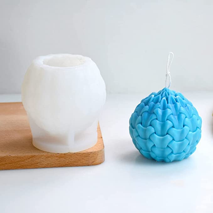 MATIN IMPEX 3D Seed of Life Candle Silicone Molds for Making Candle Resin Pillar Aromatherapy Gypsum Candles Wax Soap Flower Specimen Clay Craft (WCM167) - Image 3