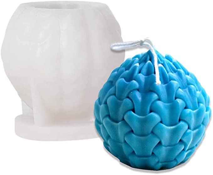 MATIN IMPEX 3D Seed of Life Candle Silicone Molds for Making Candle Resin Pillar Aromatherapy Gypsum Candles Wax Soap Flower Specimen Clay Craft (WCM167) - Image 1