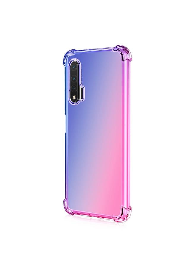 اس-توب جراب لهاتف Huawei nova 6، جراب واقٍ مقاوم للصدمات من مادة TPU بلون متدرج مع وسادة هوائية رباعية الزوايا - Image 2