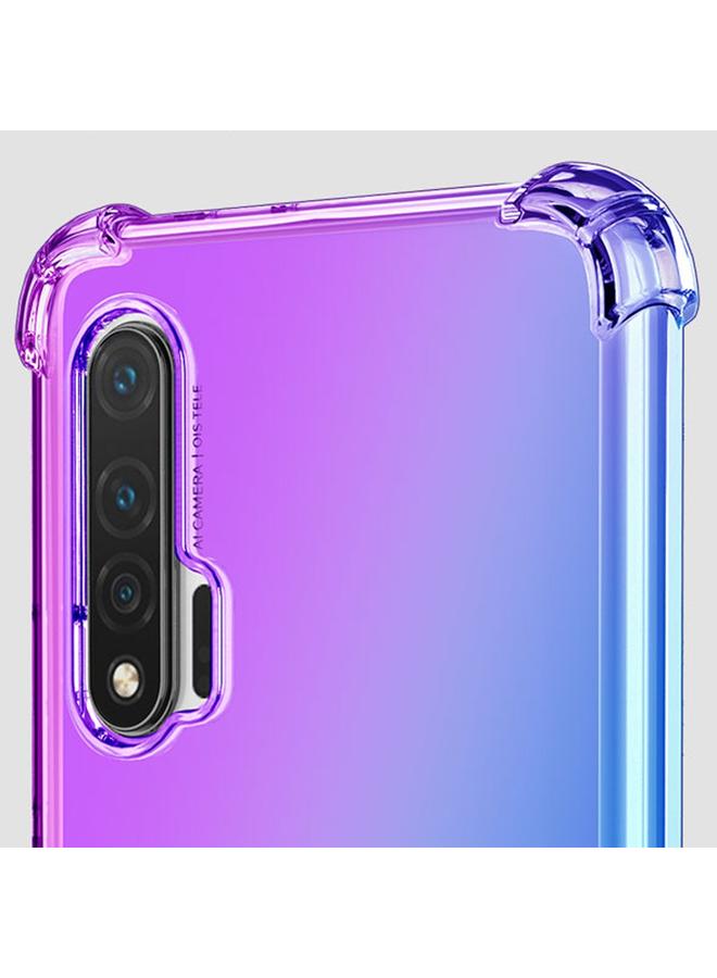 اس-توب جراب لهاتف Huawei nova 6، جراب واقٍ مقاوم للصدمات من مادة TPU بلون متدرج مع وسادة هوائية رباعية الزوايا - Image 5