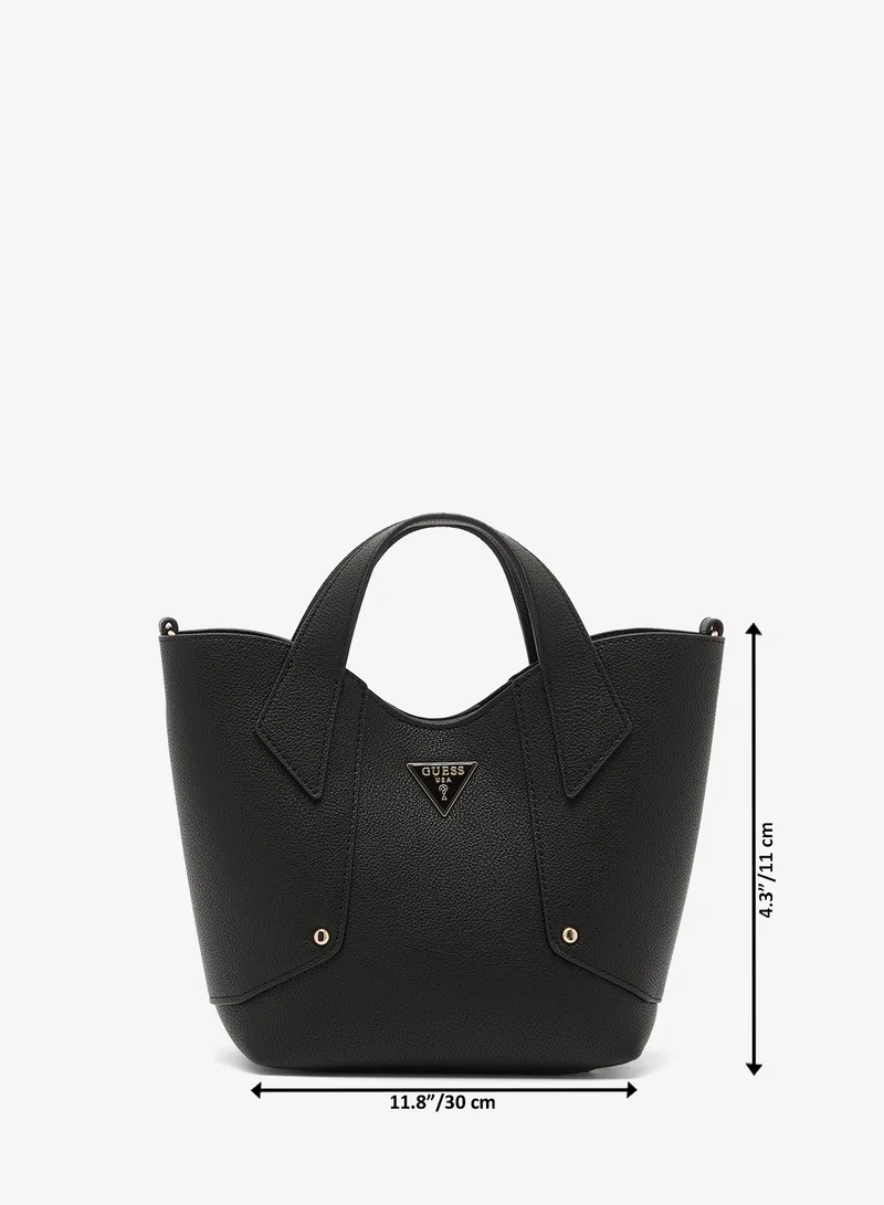 Guess BLACK Darcy Mini Tote Bag for Women | Best Price UAE