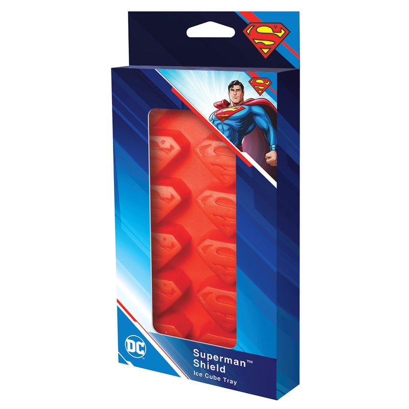 ICUP Superman Ice Cube Tray 85 x 45 x 9 Red