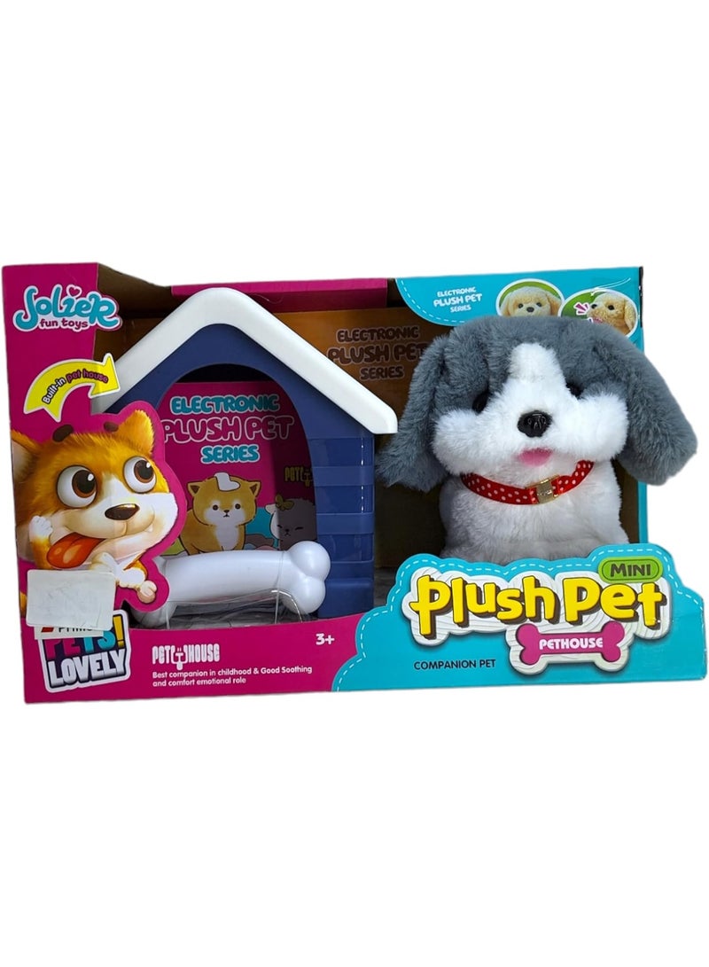 Jolier Fun Toys Play Set Light Puppy Walking & Sound Plush Pet House - No:MC-1002 - Image 1