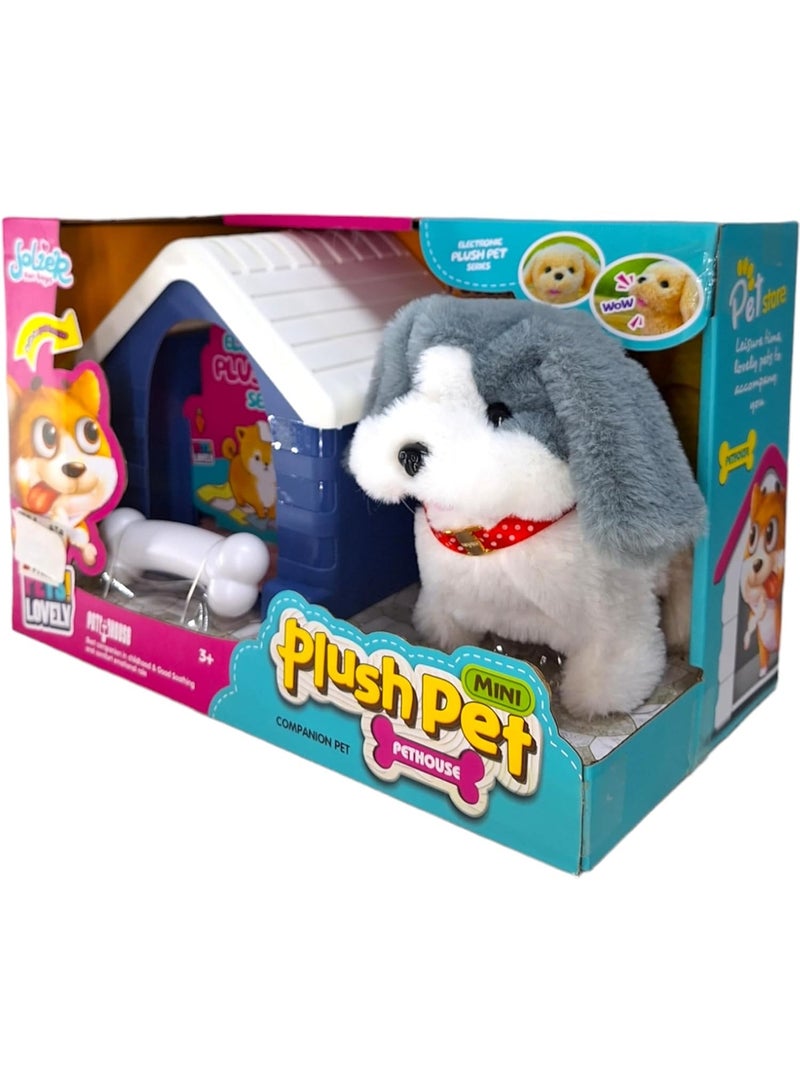 Jolier Fun Toys Play Set Light Puppy Walking & Sound Plush Pet House - No:MC-1002 - Image 2