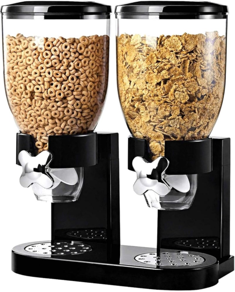Dispenser for legumes and corn flakes acrylic (couple) 15cm *19 cm Ø¯Ø³Ø¨Ù†Ø³Ø± Ø¨Ù‚ÙˆÙ„ÙŠØ§Øª Ø«Ù†Ø§Ø¦ÙŠ