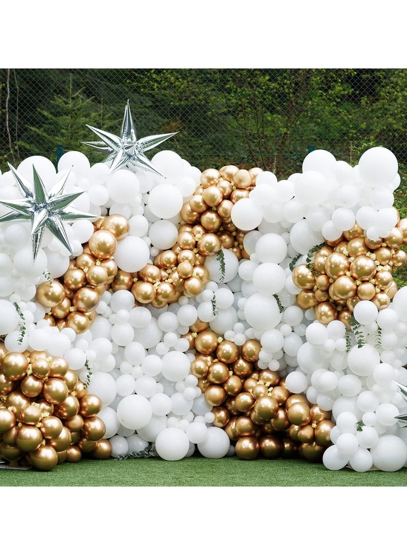 129pcs White Balloons Different Sizes 18 12 10 5 Inch for Garland Arch,Party Latex Balloons for Birthday Party Wedding Anniversary Baby Shower Party Decoration - Image 4