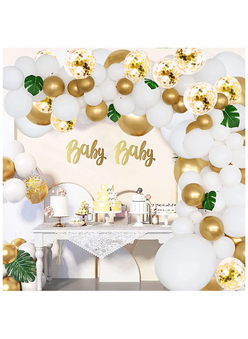 129pcs White Balloons Different Sizes 18 12 10 5 Inch for Garland Arch,Party Latex Balloons for Birthday Party Wedding Anniversary Baby Shower Party Decoration - Image 5