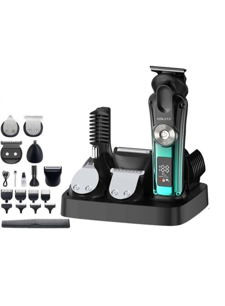SOKANY - Men's Grooming KIT Professional hair Stylist 6-IN-1 Battery Capacity 1400mAh SK-16093  - 1 YEAR WARRANTY - Image 1