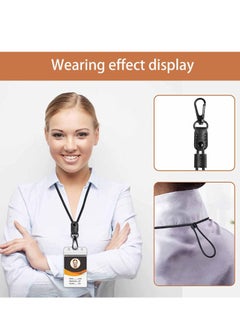 Generic Lanyard for Key, Leather Lanyard Neck Strap with Strong Metal Clip for ID Card Badge Holder, Keys, Cell Phone, Mini Notebook Unisex  - Image 3