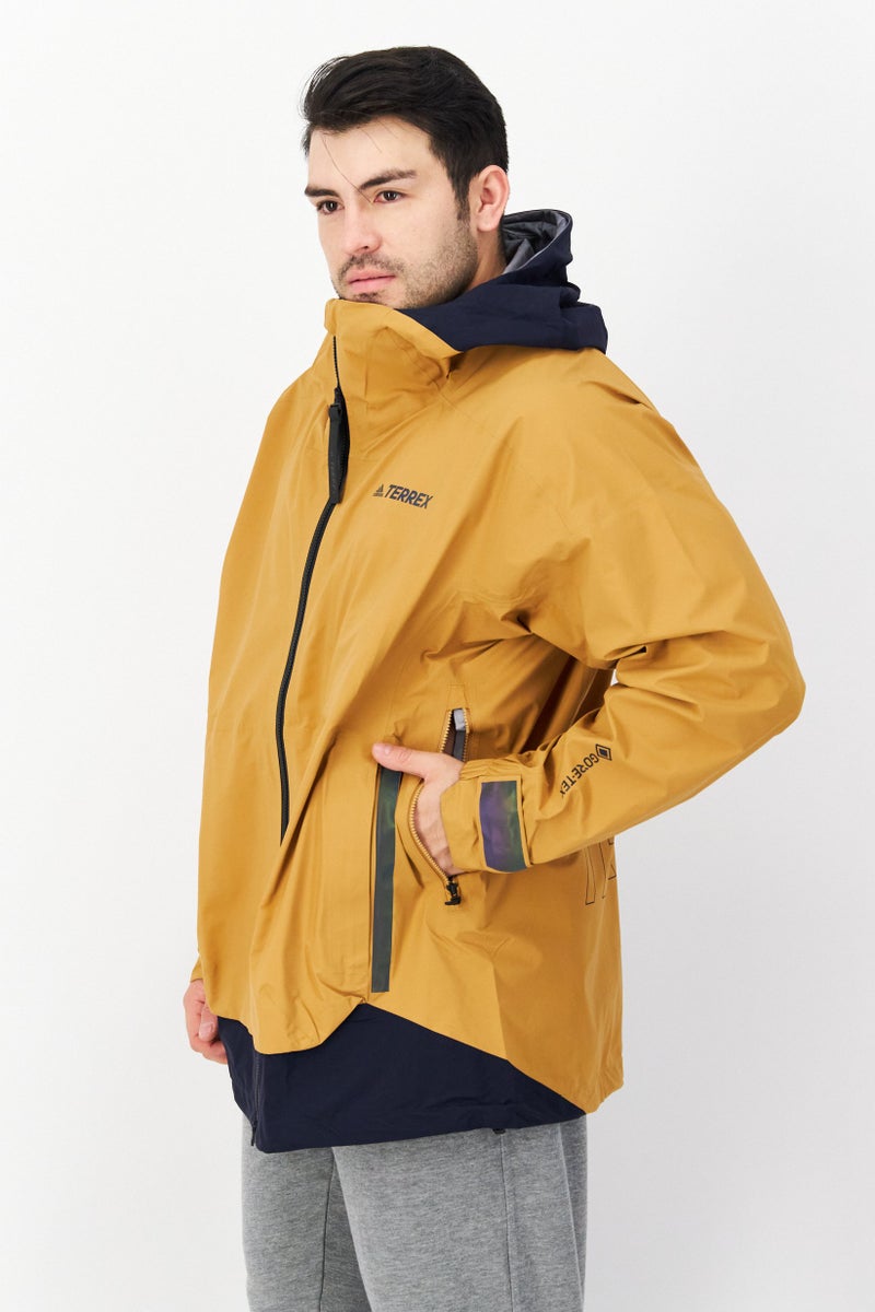 Adidas Men Sportswear Fit Brand Logo Training jacket, Brown  - Image 3