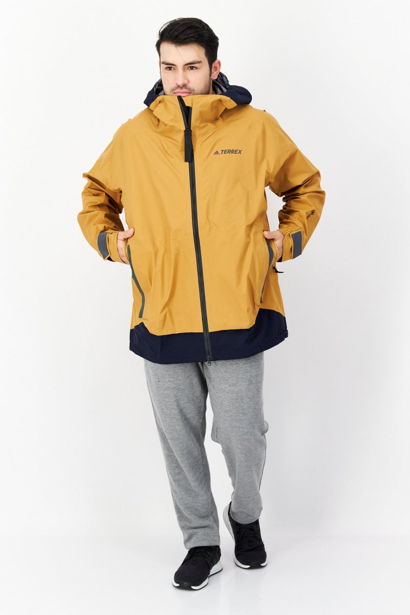 Adidas Men Sportswear Fit Brand Logo Training jacket, Brown  - Image 4