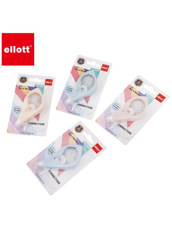 ellott 4 Pcs Cute Correction Tape, Easy-to-Use White Out Applicator for Instant Corrections – Ideal for School, Office, and Stationery Supplies - Image 4