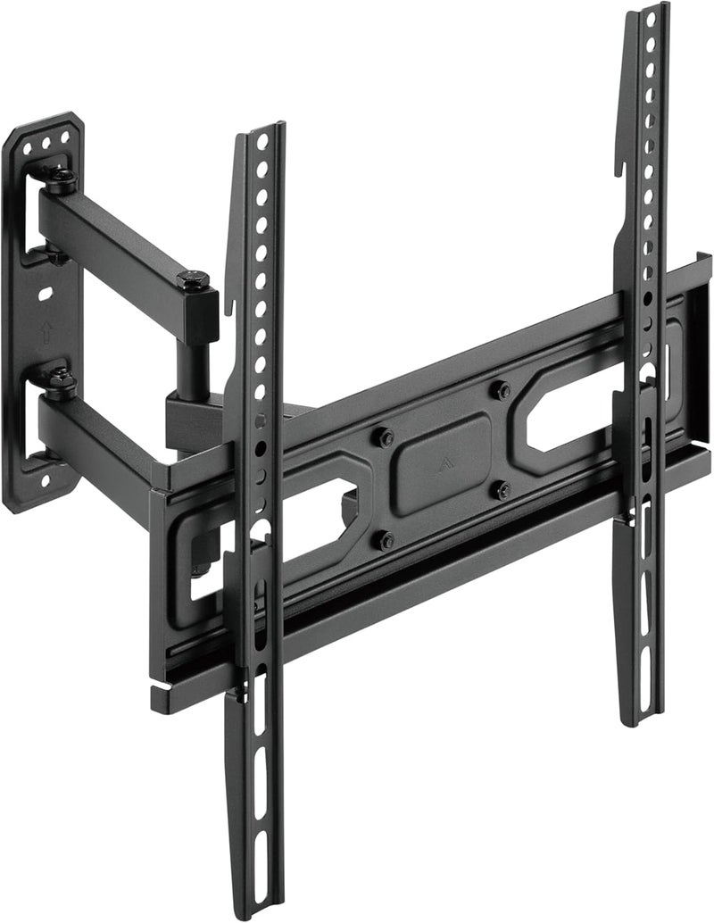Volkano Steel Series Universal Double Arm Full Motion Mount for 32”-60” TVs - Black