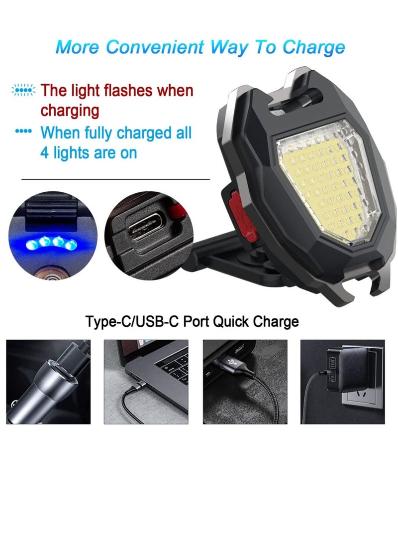 ZOOMEE Small Flashlight with Heater, 1000 Lumens Bright 7 Light Modes Light ,with Magnet Base and Folding Bracket Bottle Opener, for Camping Fishing Repair Walking and Emergency Lighting  - Image 4