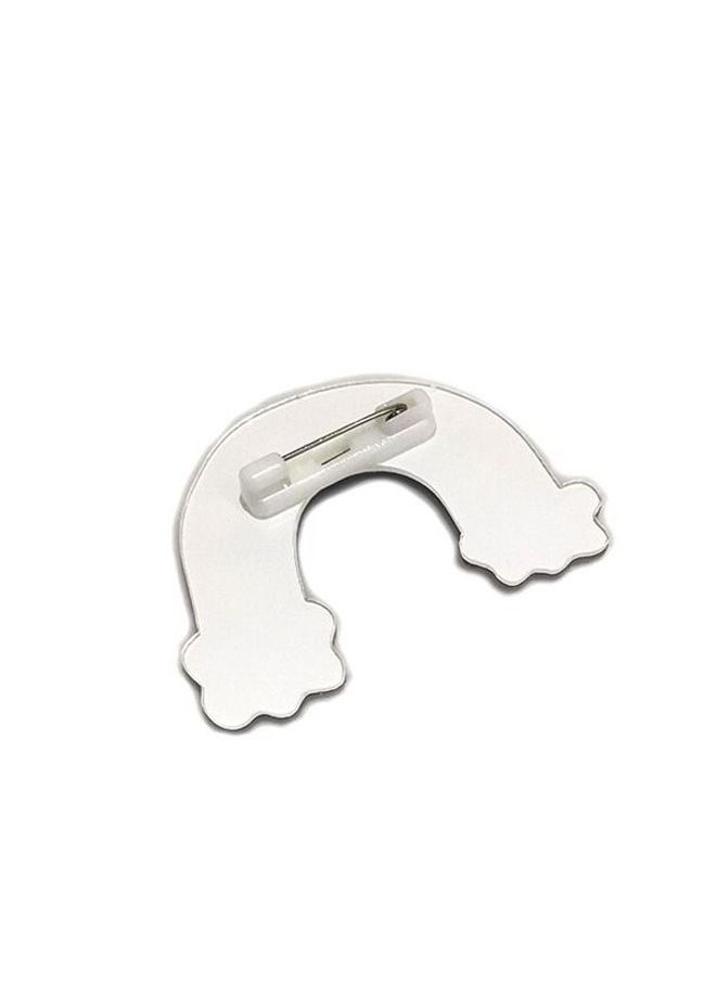 5esha - Unisex rainbow and cloud brooch - Image 1