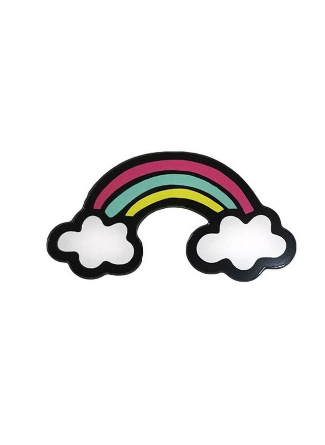 5esha - Unisex rainbow and cloud brooch - Image 1