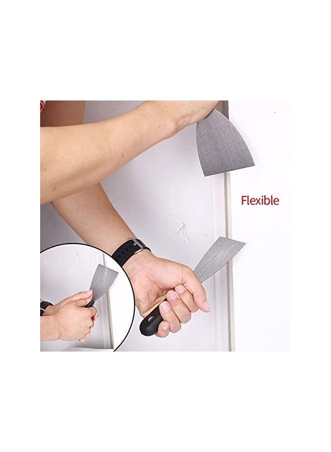 PROMASS Pack Wall Paint Scraper Filler & Putty Knife Wallpaper Scraper Set For Drywall Finishing, Plaster Scraper, Decal & Wallpaper Hand Tools - Image 5