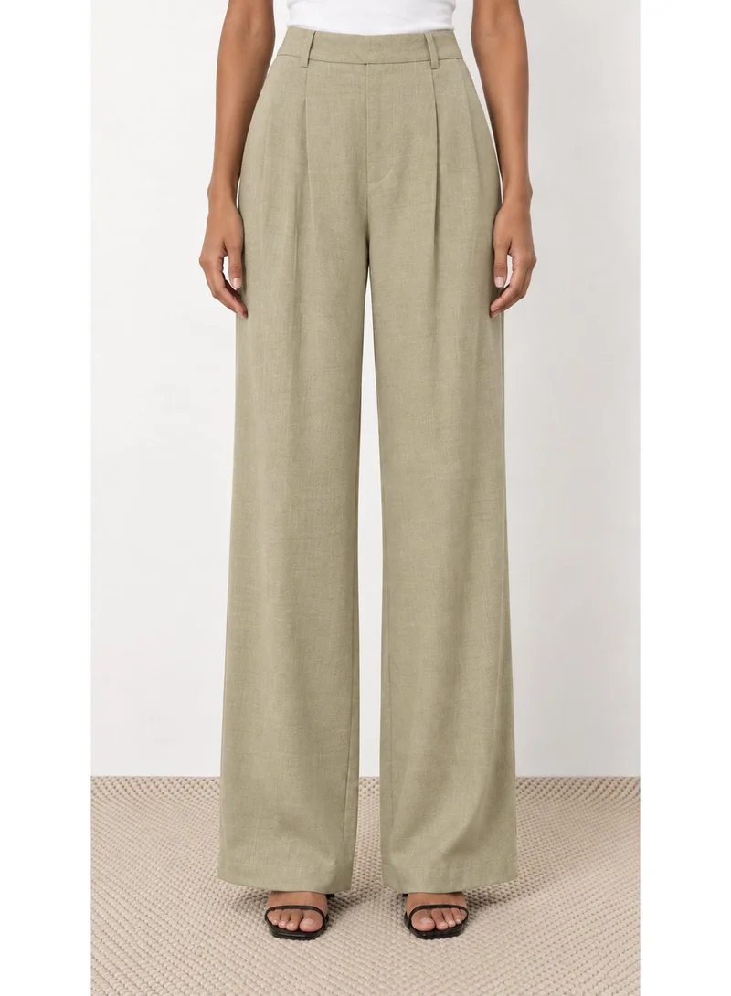 Only Emmia-Siesta Linen Wide Pant