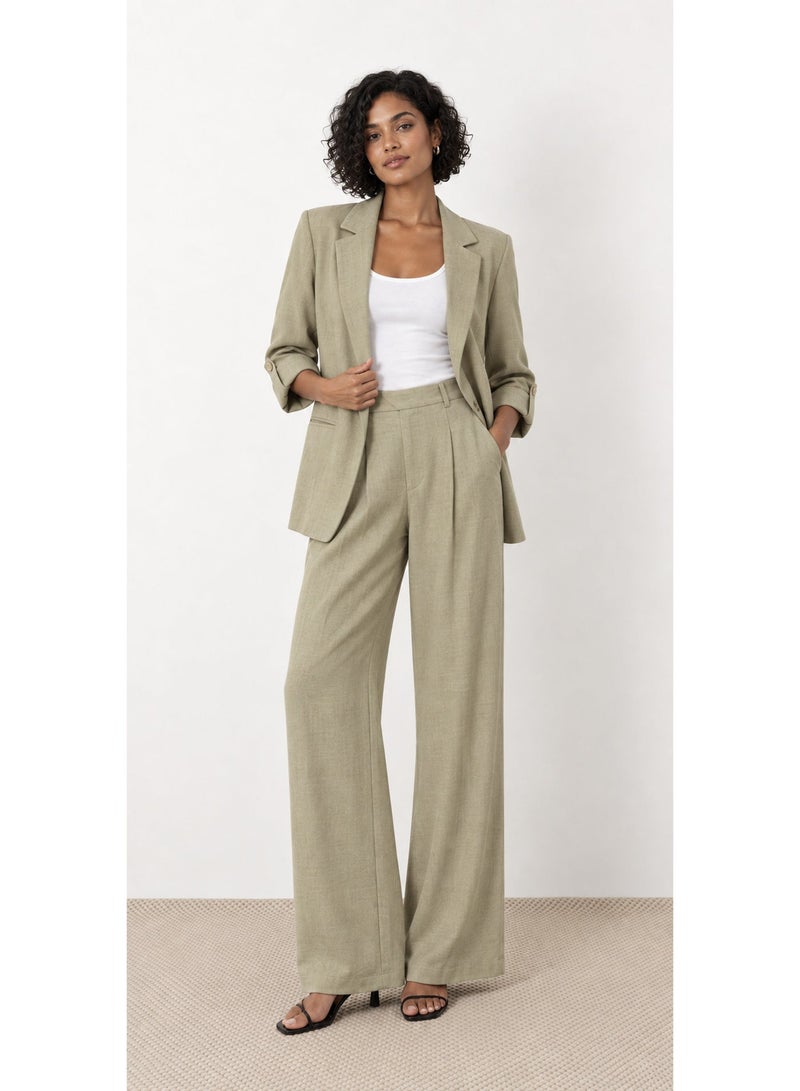 ONLY Emmia-Siesta Linen Wide Pant - Image 3