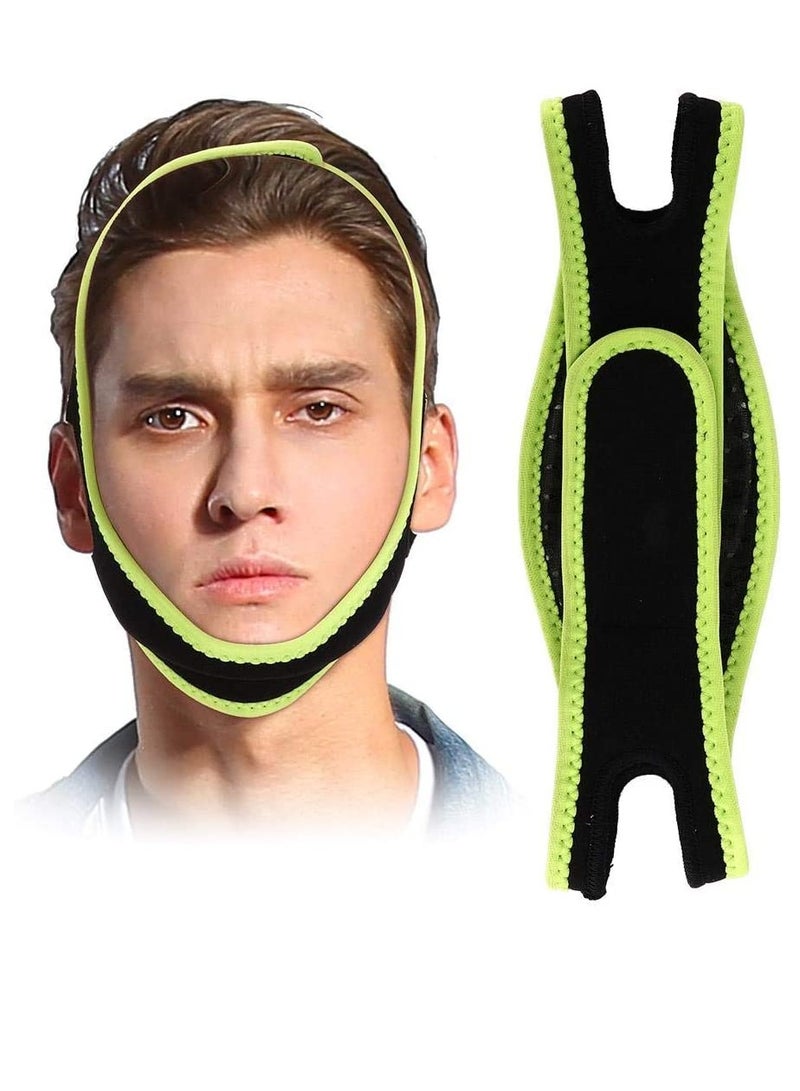 Facial Slimming Strap, Breathable Chin Lift Up, V Shaped Slimming Facial Strap Double Chin Reducer Face Lift Band for Women Men Keep Young Eliminates Sagging - Image 4