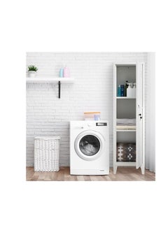 Protector PROTECTOR High Standing Indoor Lockable Cabinet, Metal Locker Organizer, 3-in-1 Shelves Removable for Home and Office, Gray  - Image 4