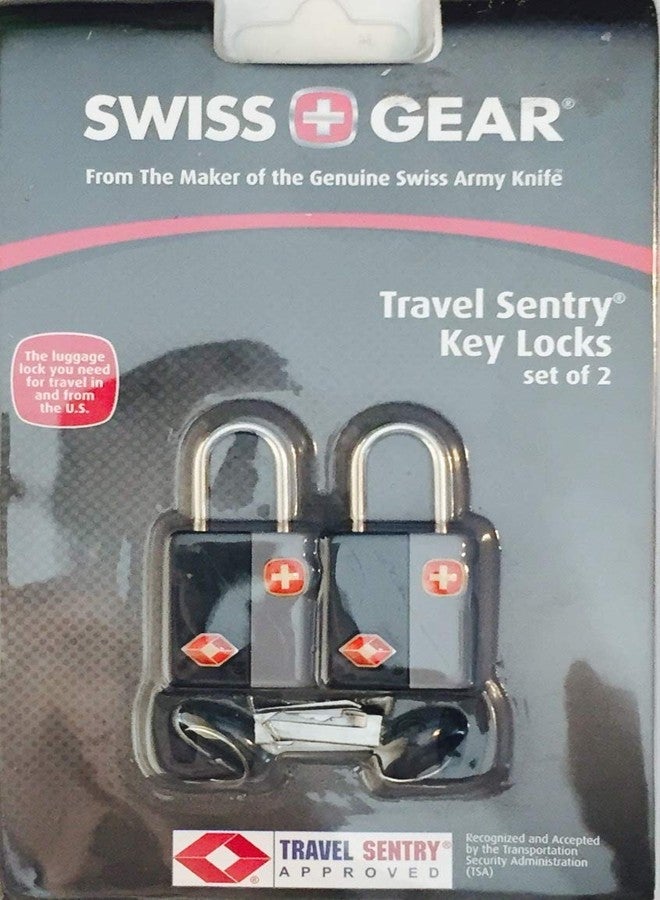 SWISSGEAR أقفال مفاتيح السفر وعلامات الأمتعة من سويس جير - مجموعة من 2 لكل منهما - Image 1