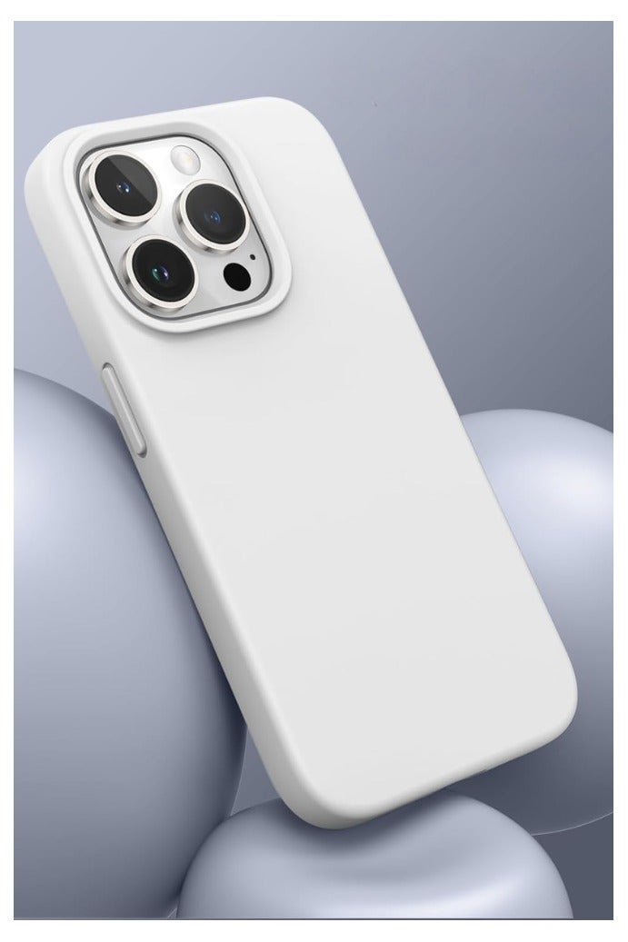 iPhone 14 Pro Max Case White | Slim & Lightweight Shockproof Protective Back Cover | Soft Silicone TPU Anti-Scratch Case for iPhone 14 Pro Max (6.7 inch) - Image 2